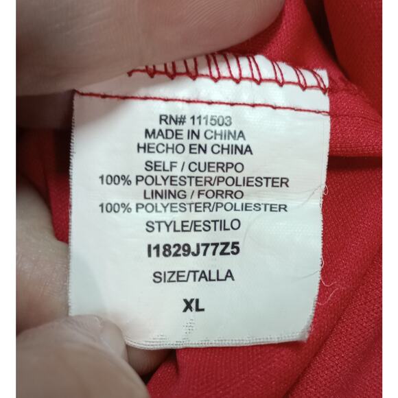 Love Reign Dress Ladies Extra‎ Large Red Sleeveless - Picture 5 of 6